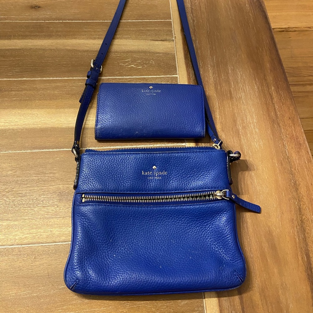 Kate Spade leather crossbody and wallet